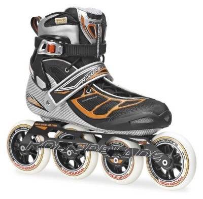 Роликові коньки для дорослих Rollerblade TEMPEST 100 M 42 (9US) 270мм Silver/orange (07301800 955)