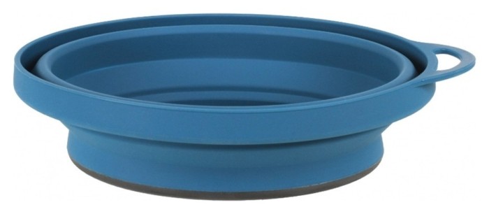 Lifeventure тарілка Silicone Ellipse Bowl navy blue