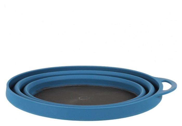 Lifeventure тарілка Silicone Ellipse Bowl navy blue