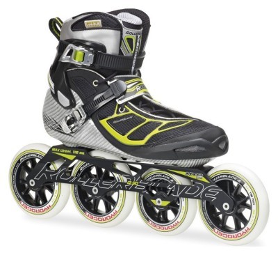 Роликові коньки для дорослих Rollerblade TEMPEST 110 M 41 (8.5US) 265мм Silver/green (07301600 7C1)
