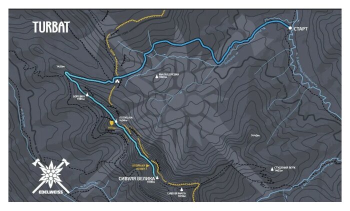 Шарф-пов'язка Turbat Edelweiss Scarf