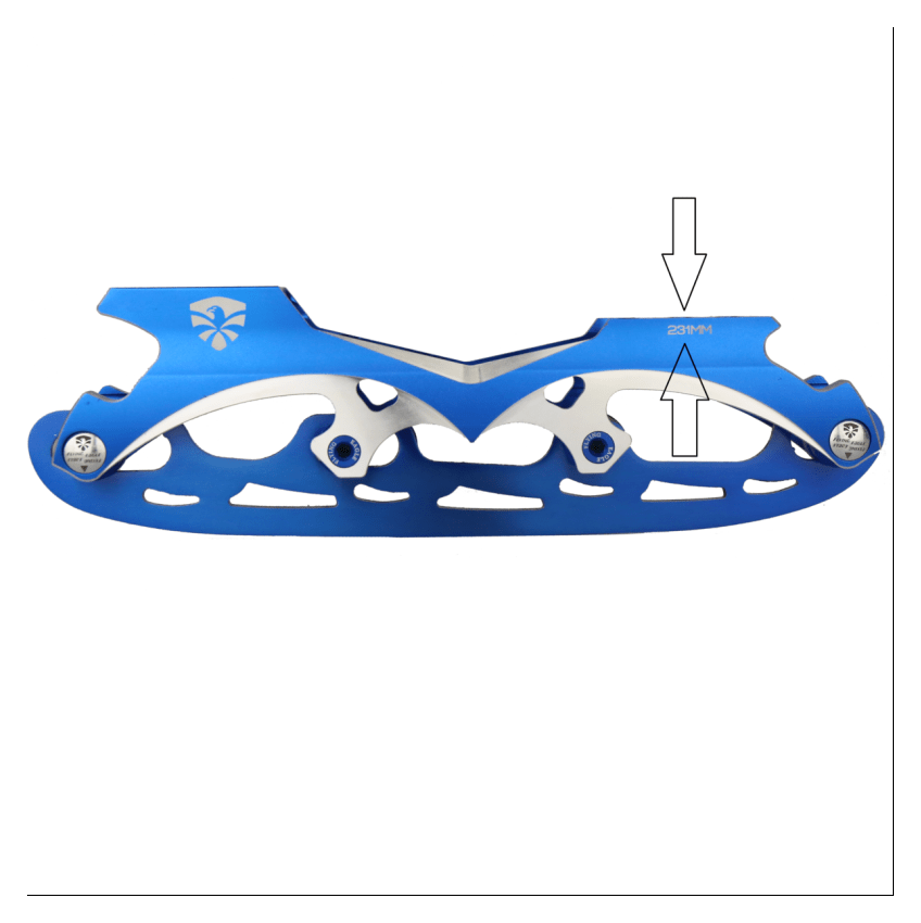 Леза для роликів Flying Eagle Ice Blade cині