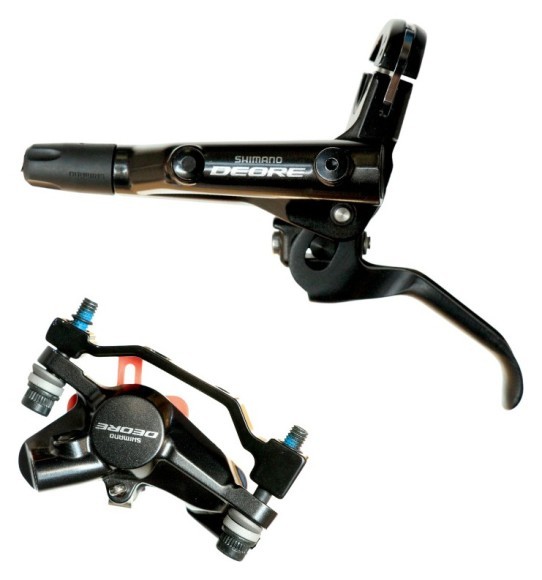 Гальмо диск. гідравл. SHIMANO DEORE BL-M6000 R750мм торм.ручка, каліпер, адаптер зад
