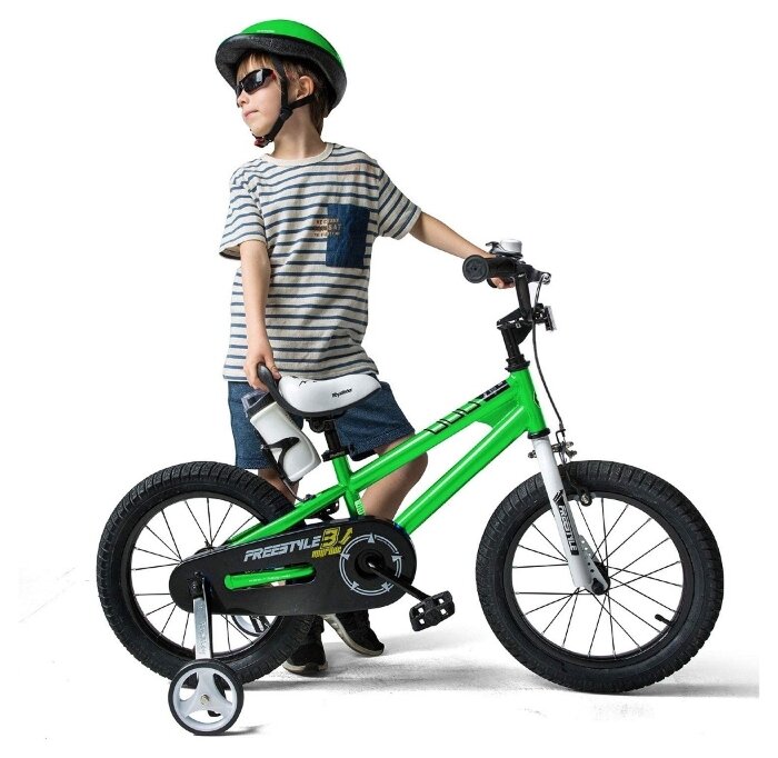 Велосипед RoyalBaby FREESTYLE 18", OFFICIAL UA, зелений