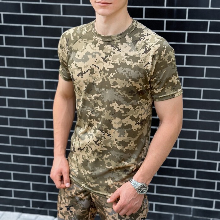 Чоловіча піксельна футболка Pobedov Ergo