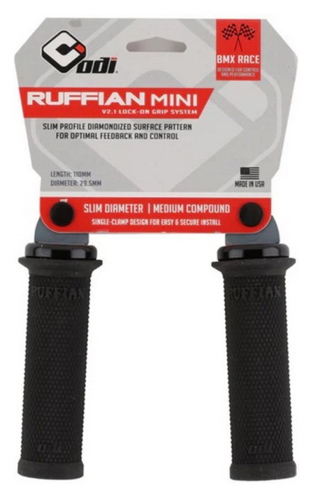 Грипси ODI Ruffian Mini v2.1 Lock-On BMX 110mm Red
