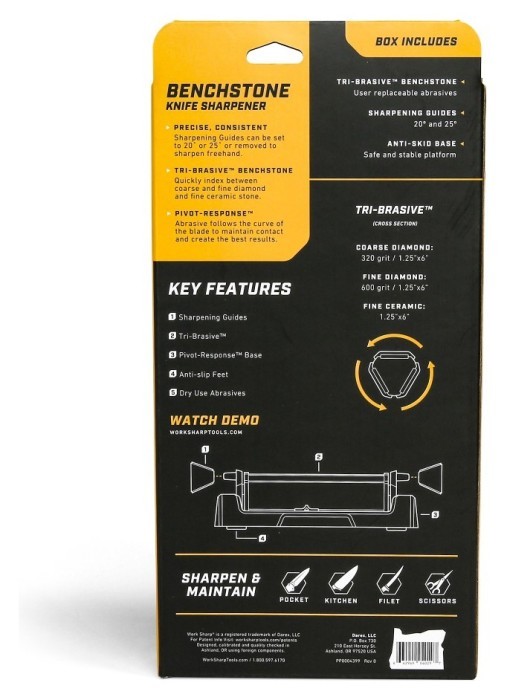 Work Sharp Точилка механічна Benchstone Sharpener WSBCHBSS-I