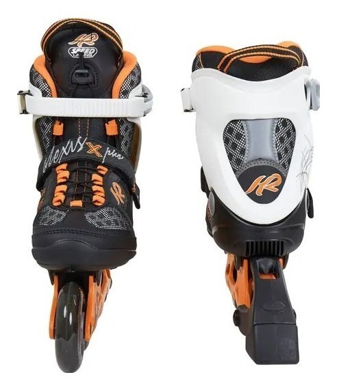 Роликові коньки для дорослих K2 ALEXIS X PRO W 38 (7.5US) 245мм Black/orange/white (3050101) O