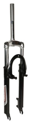 Вилка 26" Амортизаційна Сталь 1" disc/v-br різьб. під ексцентрик шток-200мм travel-50мм PJ-06S-26VD чорний різьба 100мм