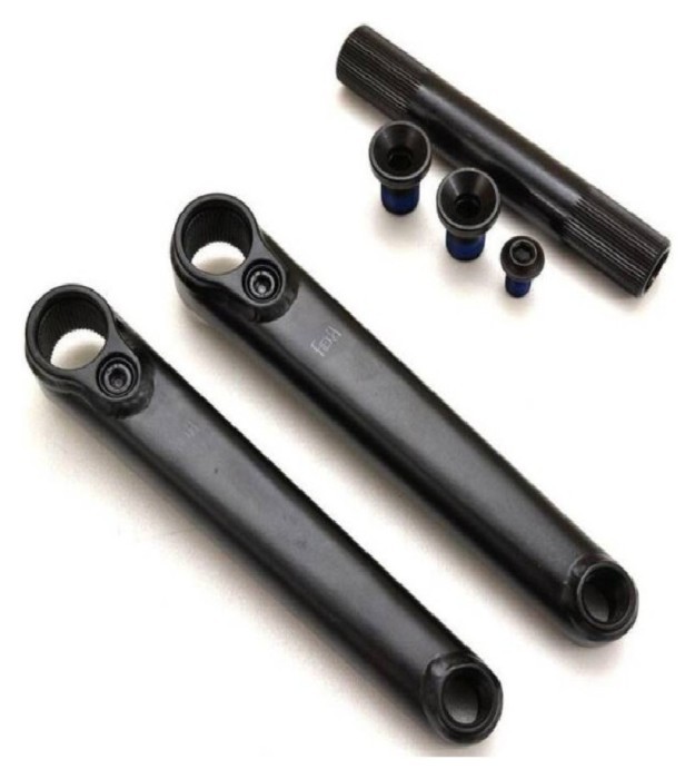 Шатуни Fiend Segment 3pc. 165mm чорні LHD/RHD