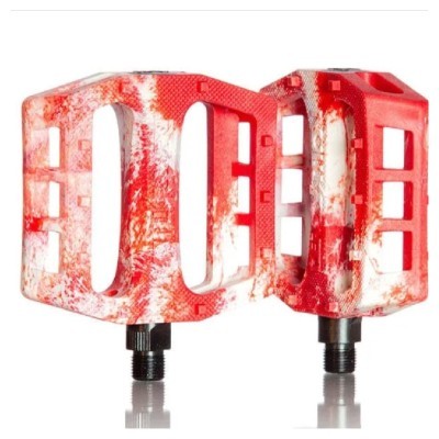 Педалі Demolition Trooper Plastic, біло-червоні