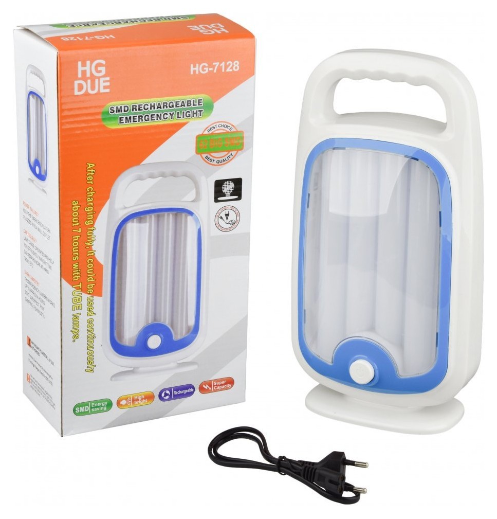 Светодиодная лампа HG-7128, 3000 mAh с аккумулятором Maraton