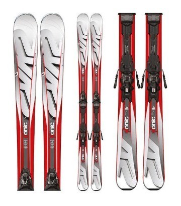 Лижі гірські комплект K2 KONIC 75+M2 10 163см Black/anthracite/red (1050008.122.1+1051110.122.1)