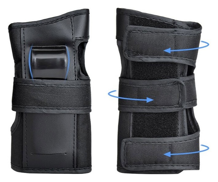 Захист (набір) для дорослих (8889) Bavar Sport (чорний)