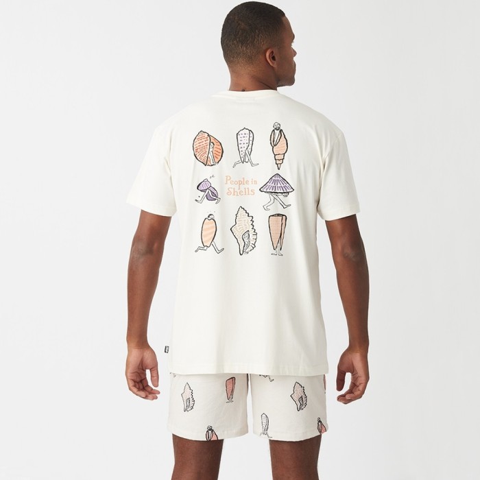 Picture Organic футболка Jean Julien people in shells L