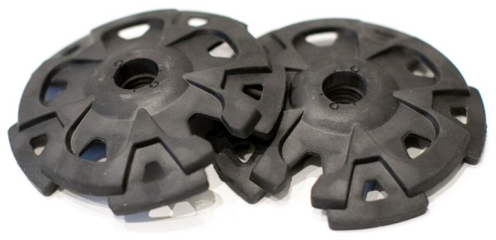 Кільця для палиць Tribe сніжні Ø 10 см (пара) T-MF-0008-black