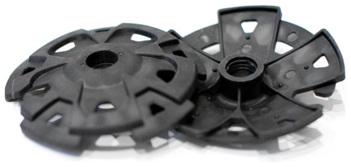 Кільця для палиць Tribe сніжні Ø 10 см (пара) T-MF-0008-black