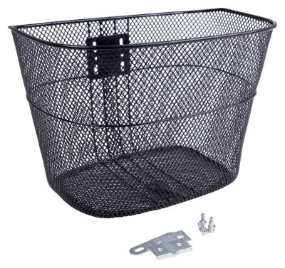 Кошик Сталь під болт і на рульову колонку 24" 330*240*260 мм без стійки чорний