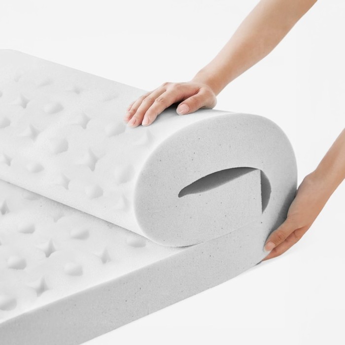 Матрац туристичний із подушкою, самонадувний одномісний Naturehike CNK2550WS025, вологостійкий, 200х65х3 см, зелений