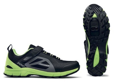 Туфлі велосипедні Northwave ESCAPE EVO M 45 (12.0US) Black/green (80173010) O