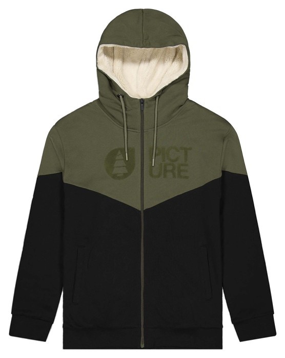 Picture Organic толстовка Basement Plush Hoody tobacco black S