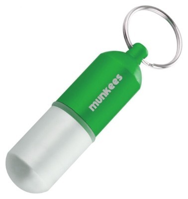 Munkees 3627 брелок Waterproof Capsule Large grass green