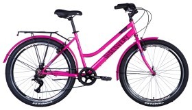 Велосипед ST 26&quot; Discovery PRESTIGE WOMAN Vbr FR рама-17&quot; рожевий 2024 крила, крило пер., крило зад., підніжка