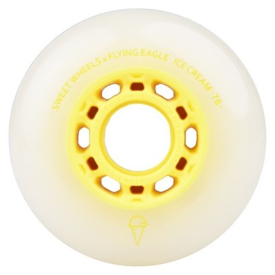 Колеса для роликів Flying Eagle Ice Cream 85A 4 шт жовті