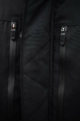 Парка чоловіча зимова середня на котоні з капюшоном Pobedov seniora udacha