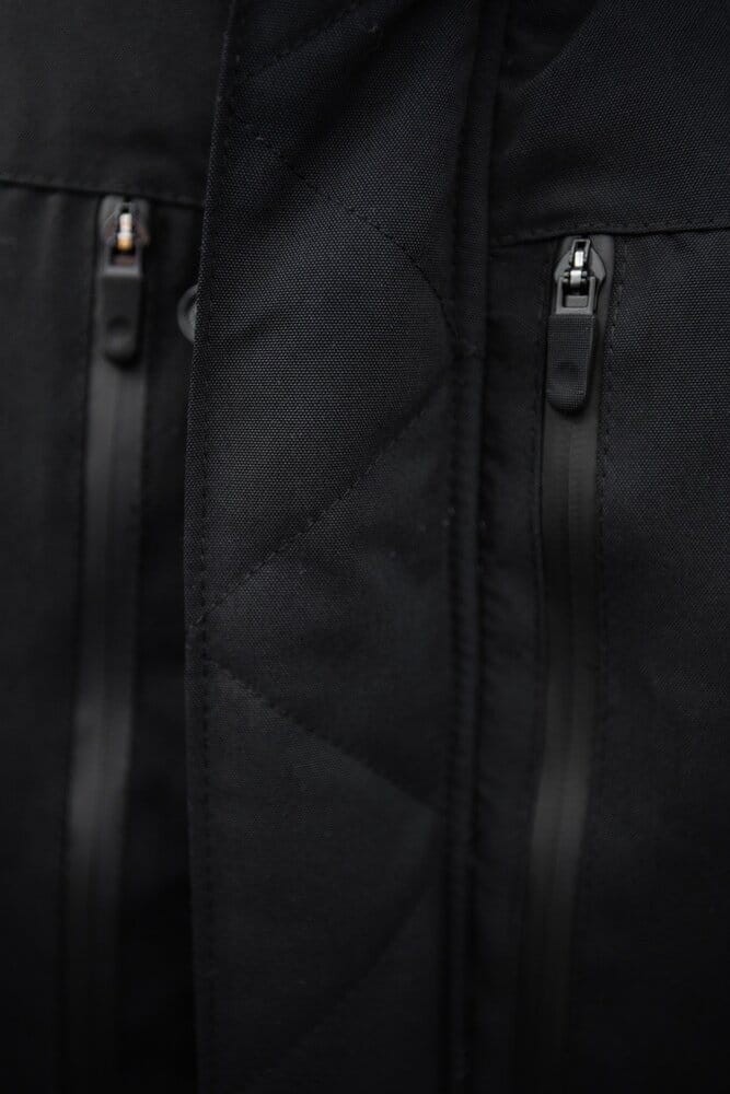 Парка чоловіча зимова середня на котоні з капюшоном Pobedov seniora udacha