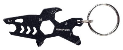 Munkees 2537 брелок-мультіїнструмент Tool Shark black