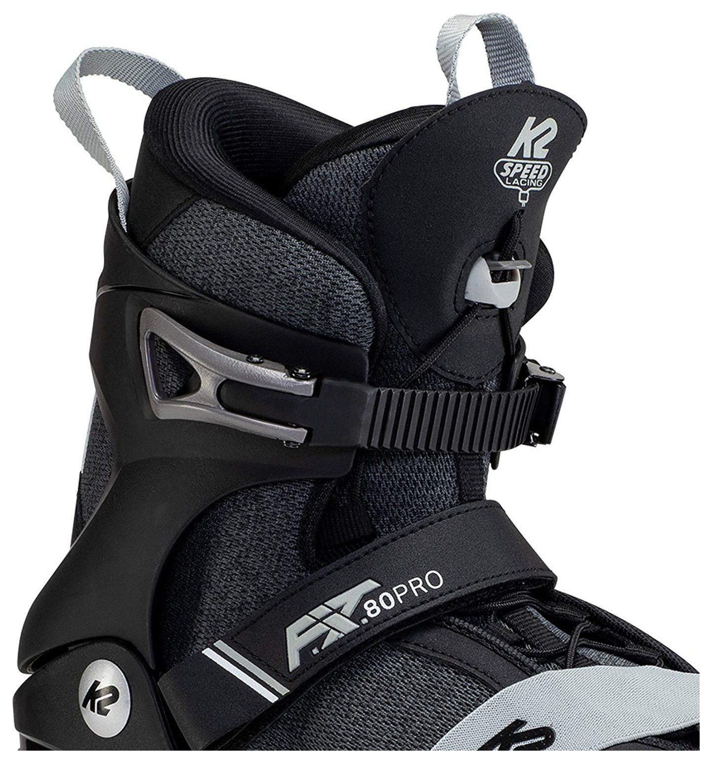 Роликові коньки для дорослих K2 F.I.T. 80 PRO M 39.50 (7.0US) 250мм Black/dark grey (30F0143.1.1)