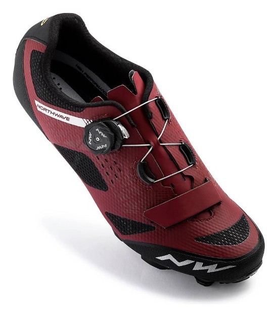 Туфлі велосипедні Northwave RAZER M 42 (9.5US) Dark red (80192025)