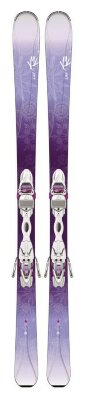Лижі гірські (комплект) K2 LUVIT 76+ER3 10 142см White/purple (1050405.141.1+1051109.141.2)