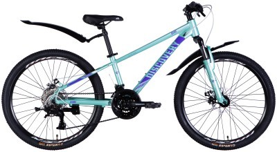 Велосипед AL 24&quot; Discovery QUBE DD CS рама-11,5&quot; свiтло-бiрюзовий 2025
