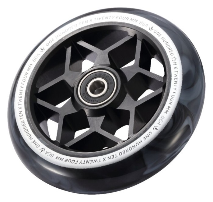 Колесо для трюкового самокату BLUNT DIAMOND 110мм x 24мм - Black/White