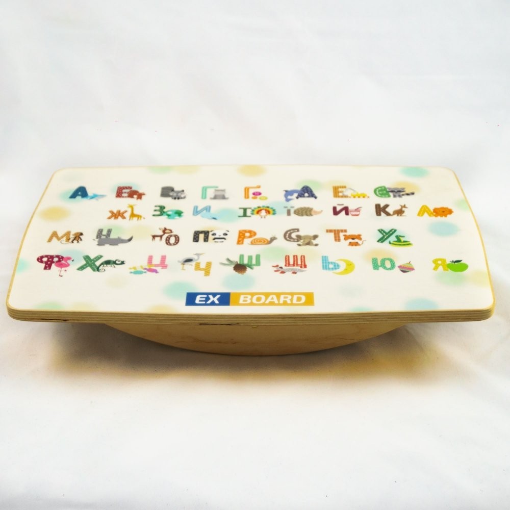 Балансборд дитячий Ex-board Більгоу Alphabet EXD26