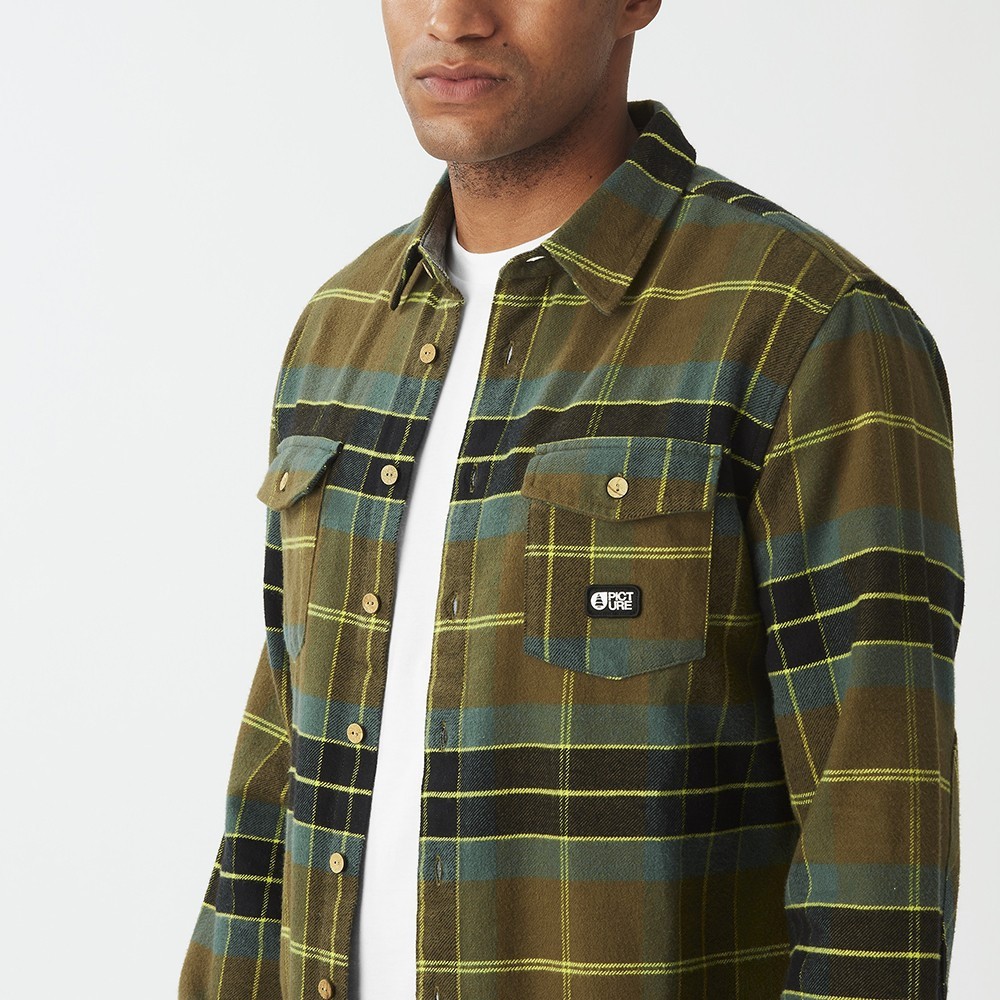 Picture Organic сорочка Hillsboro tobacco L