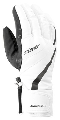 Ziener рукавички лижні Kitty W white 6