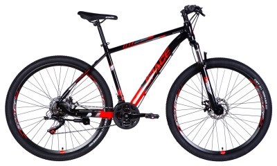 Велосипед AL 29" SPACE MERCURY DD FR рама-20" чорно-червоний 2026