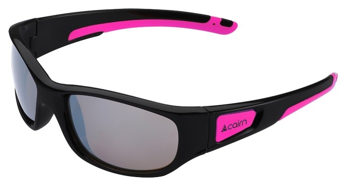 Окуляри Cairn Play Jr 4 mat black-fluo pink