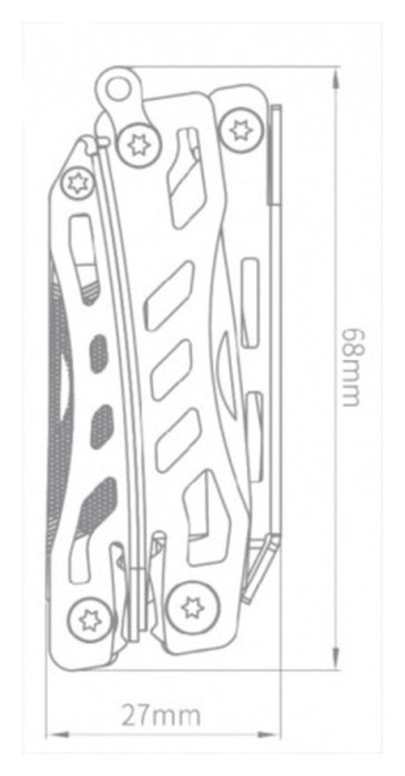 Мультитул NexTool Flagship Pro, чорний