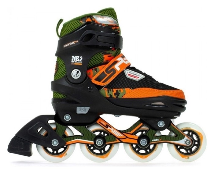 Ролики SFR Pixel green-orange