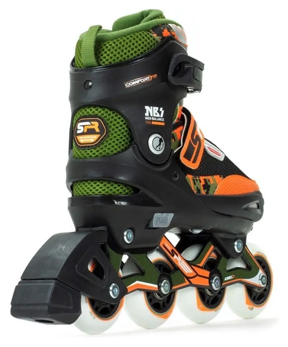 Ролики SFR Pixel green-orange