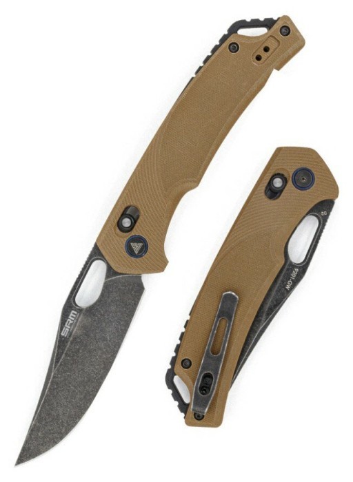 Ніж складаний SRM Retriever 9201-GW, коричневий