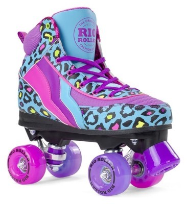 Роликові коньки Rio Roller Leopard 33 (1.0UK) ‎Teal ‎(RIO110RW)
