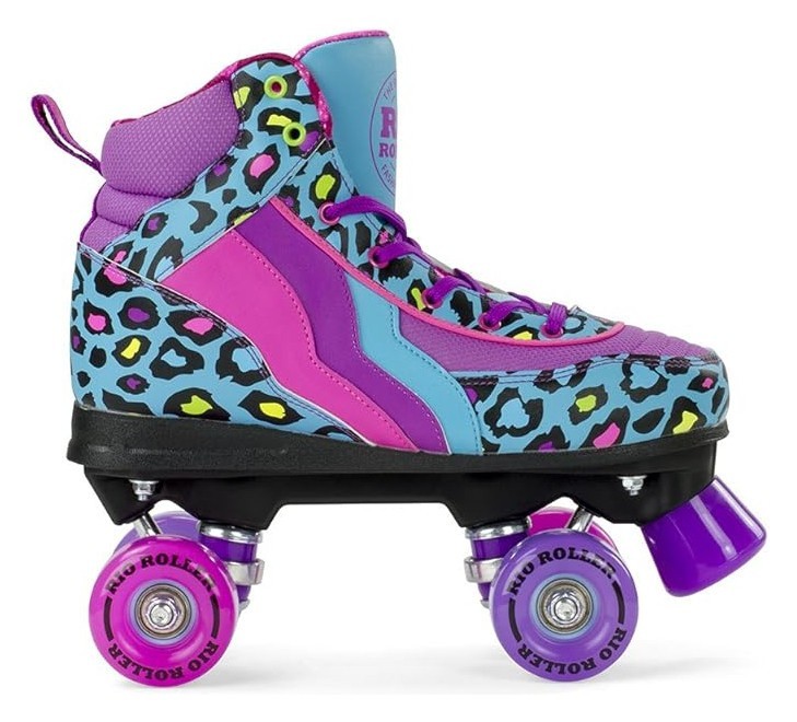 Роликові коньки Rio Roller Leopard 33 (1.0UK) ‎Teal ‎(RIO110RW)