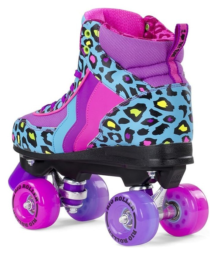 Роликові коньки Rio Roller Leopard 33 (1.0UK) ‎Teal ‎(RIO110RW)