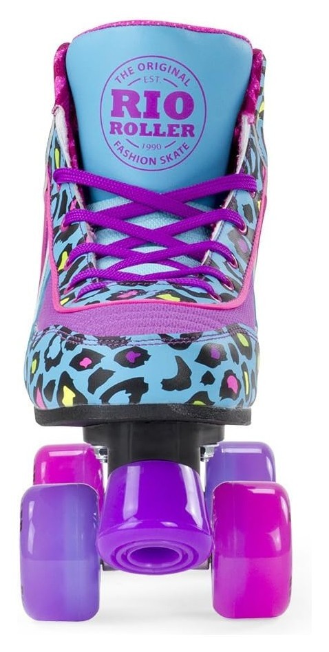 Роликові коньки Rio Roller Leopard 33 (1.0UK) ‎Teal ‎(RIO110RW)