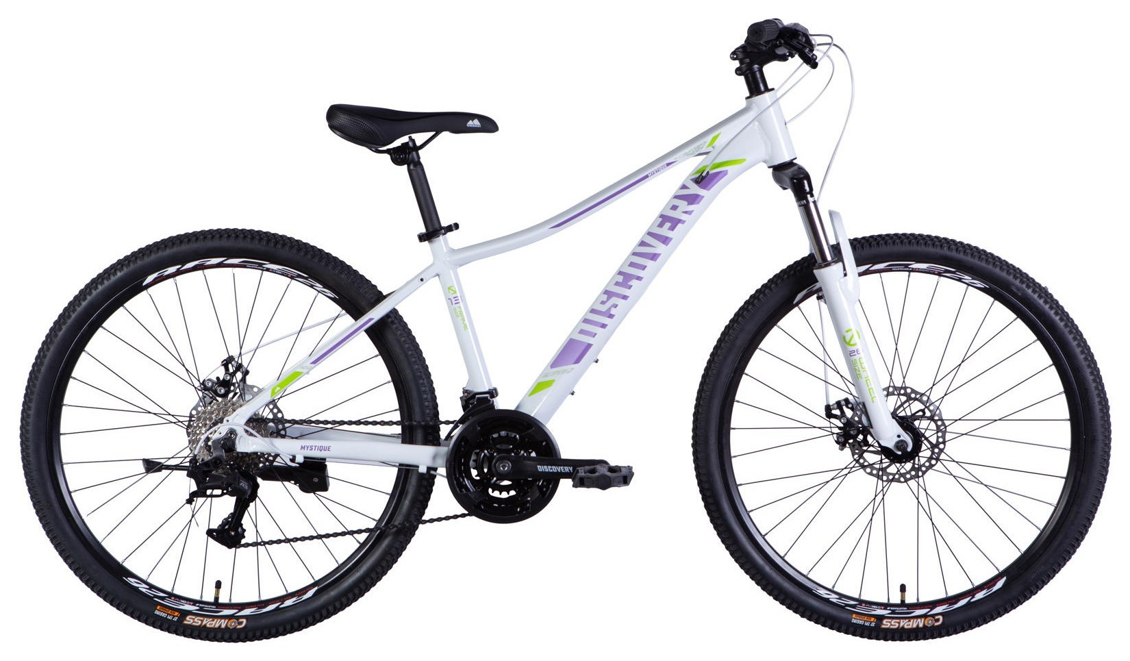 Велосипед AL 26" Discovery MYSTIQUE DD CS рама-15" біло-фіолетовий 2025